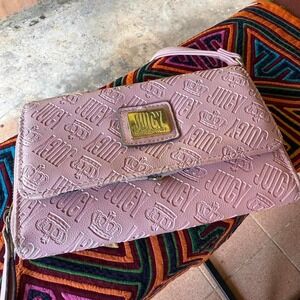 Juicy Couture Pink Crossbody Wallet Bag‎
